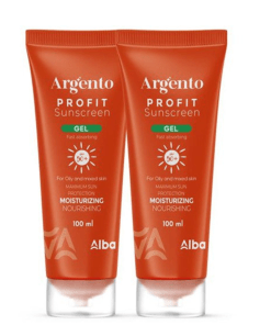 ARGENTO PROFIT SUNSCREEN GEL SPF50+ 50ML1+1 OFF