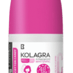 كولاجرا رول اون مزيل رائحة العرق للتبييض برائحة حلوى القطن - خالي من الكحول وأملاح الألومنيوم والبارابين 60 مل - Kolagra