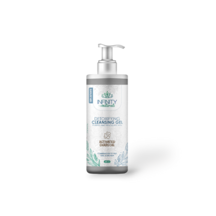 Infinity Naturals-جل تنظيف مزيل للسموم بالفحم النشط
