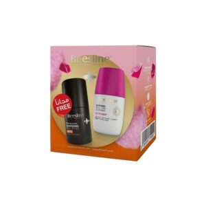 Beesline®  Promopack (Whitening Roll On Cotton Candy + Roll On Heat Protection For Men Free)