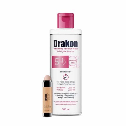 Drakon® Whitening Eye Contour Concealer Medium + Whitening Micellar Water 500 ML