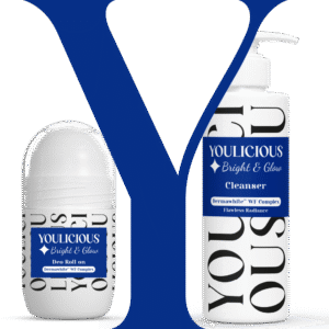 Youlicious bright & glow roll on + cleanser