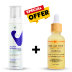 روتين التفتيح والنضارة وتوحيد لون البشرة للبشرة الجافة والعادية