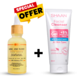 روتين استعادة جمالك الطبيعي – تنظيف، حماية، تفتيح