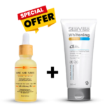 روتين تفتيح البشرة وترطيبها وتحفيز افراز الكولاجين